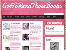 Tablet Screenshot of gottoreadthosebooks.com